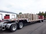 2003 TRANSCRAFT 48' Spread Axle Step Deck Trailer, VIN# 1TTE4820631070949, equipped with 11' upper