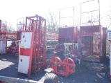 (2) 2008 TORNBORG Model FC7000 Hoist Cars, s/n 247-074 and s/n 247-072, complete with 180' tower,