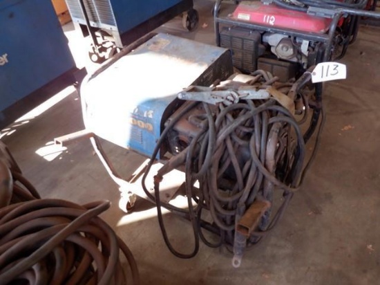 MILLER Blue Star 6000 Gas Powered Welder Generator (Runs - No Power Generator End)