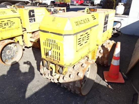 WACKER Model RT Trench Compactor, powered by Lombardini 2 cylinder diesel engine and hydrostatic