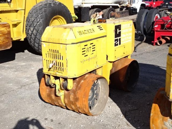 WACKER Model RT Trench Compactor, s/n 717201258, powered by Lombardini 2 cylinder diesel engine and