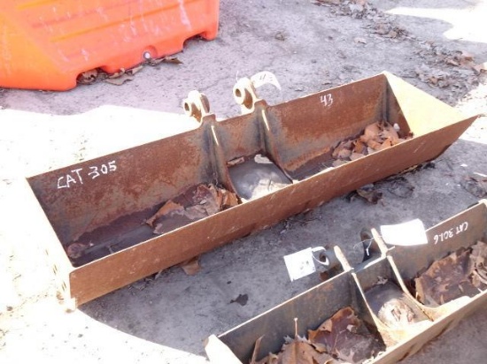 54" Perforated Cleanup Bucket (Cat 305)