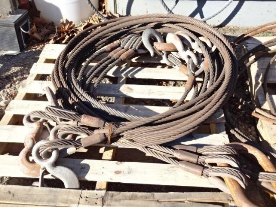 (2) 4-Part Wire Rope Spreaders
