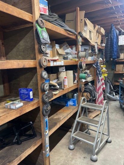 Assorted Parts (On Unpainted Shelving) (BUYER MUST LOAD)