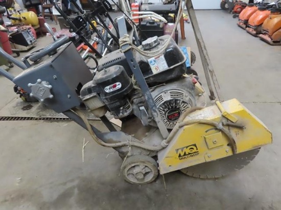 2015 MQ SP118 Walk Behind Concrete Saw, Honda gas