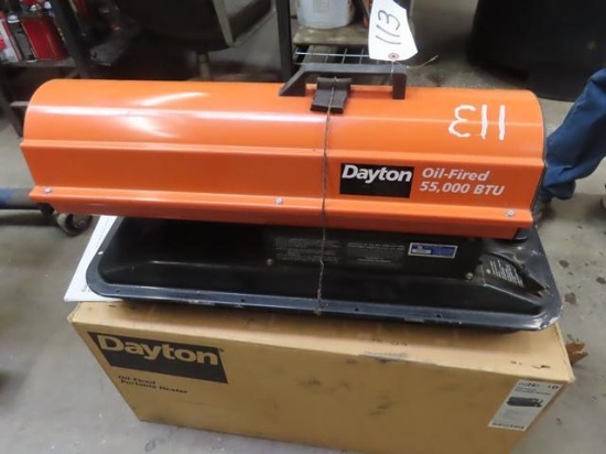 DAYTON 55,000 BTU Kerosene Torpedo Heater