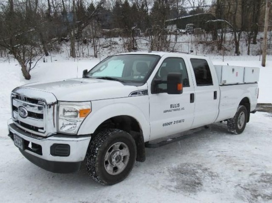2012 FORD Model F-350XLT Super Duty 4x4 Crew Cab Pickup Truck, VIN# 1FT8W3B64CEA73934, powered by