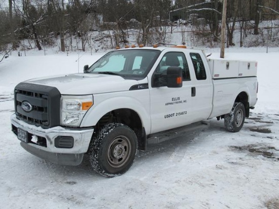 2012 FORD Model F-250XL Super Duty 4x4 Extended Cab Pickup Truck, VIN# 1FT7X2B6XCEB95281, powered by