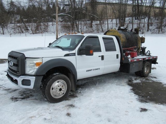 2012 FORD Model F-550 XL Super Duty Crew Cab 4x4 Tack Truck, VIN# 1FD0W5HT8CEA44230, powered by
