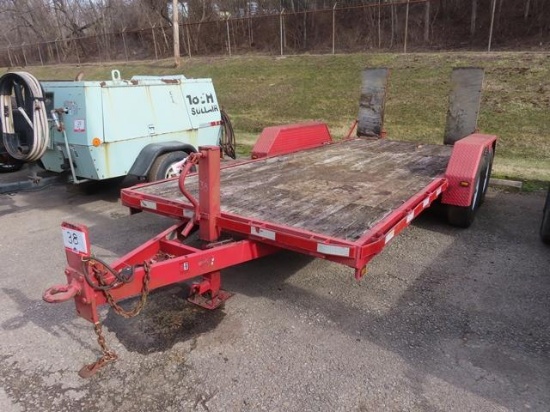 1998 CORNELIUS Corn Pro Model UT-16H Tandem Axle Tag-A-Long Trailer, VIN# 4MJUB1620WE018650,