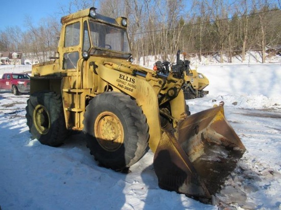 1967 MICHIGAN Model 55A III Rubber Tired Loader, s/n 7BG194, equipped with general purpose loader