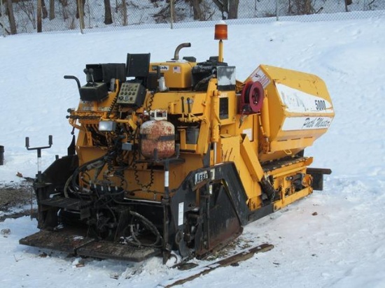 2008 LEEBOY Model 5000LD Path Master Crawler Paver, s/n 53236, powered by Hatz diesel engine and