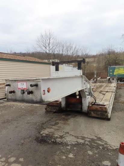 1989 ROGERS Model THNF35DSF22-57-R20, 35 Ton Tandem Axle Lowboy, VIN# 1RBH42202KAR21143, equipped