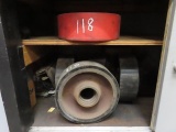 Asphalt Bogie Wheels (4410) and Roller Chain (Under Bench Cabinet)