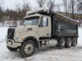 2009 VOLVO Model VHD Tri-Axle Dump Truck, VIN# 4V5K99EJ29N275499, powered by Volvo D13, 485HP diesel