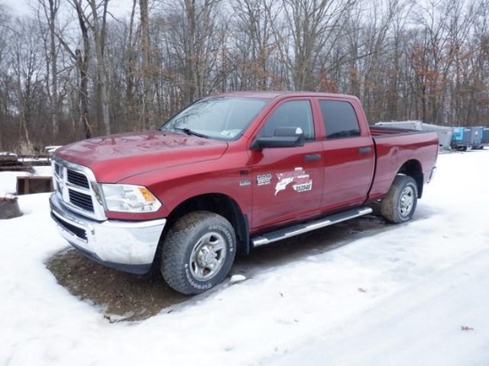 2012 RAM Model 2500HD, 4x4 Crew Cab Pickup Truck, VIN# 3C6TD5CT2CG295243, powered by Hemi 5.7L gas