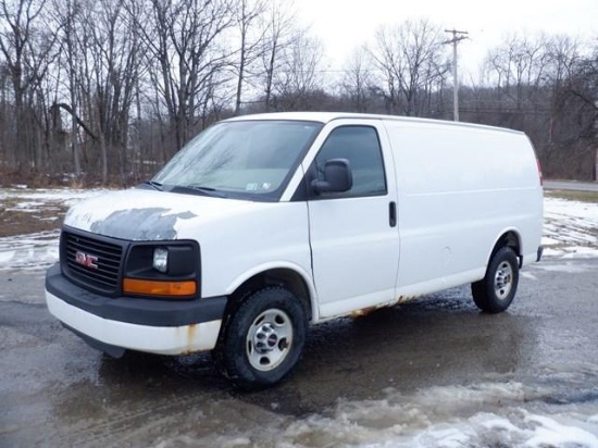 2011 GMC Model Savana 2500 Cargo Van, VIN# 1GTW7FCA2B1107030, powered by Vortec 4.8L gas engine and