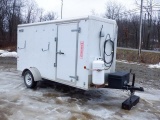 2014 CAR-MATE Single Axle Cargo Trailer, VIN# 5A3C612S8EL002544, equipped with 12' x 6' aluminum