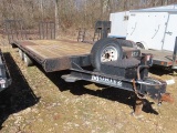 2007 MORITZ Model UDB+4-18, 6 Ton Tandem Axle Tag-A-Long Trailer, VIN# 4WXUU182871015278, equipped