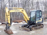 2009 HYUNDAI Model Robex 55-7A Mini Hydraulic Excavator, s/n M80610172, powered by Yanmar diesel