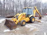 1997 JCB Model 214 Series III, 4x4 Tractor Loader Extend-A-Hoe, s/n 0460581, powered by Perkins