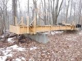 BIDWELL Model RF200 36' Bridge Deck Finisher, s/n RF803292LV, powered by Kohler gas engine, equipped