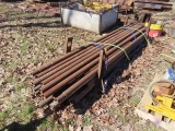 (45+/-) Sections Screed Rail, Stand, and Chairs