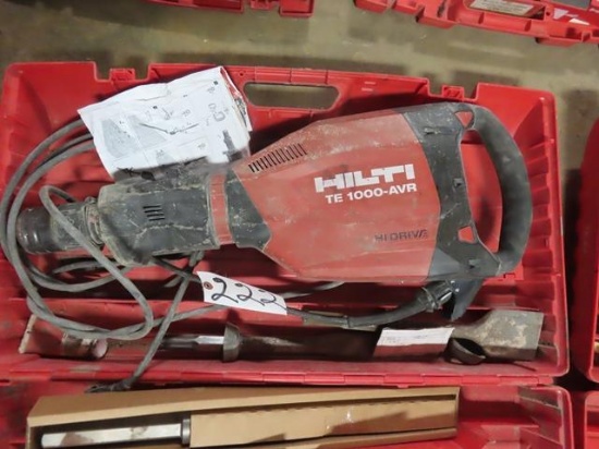 HILTI TE1000-AVR High Drive Electric Paving Breaker