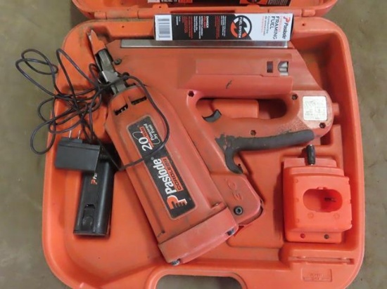 PASLODE Cordless Framing Nailer, with nails and cartridges