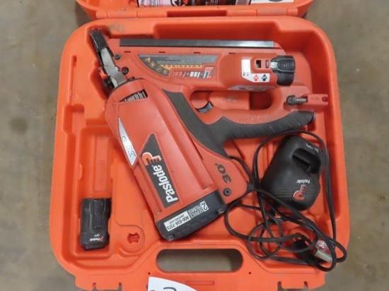PASLODE Cordless Framing Nailer, with nails and cartridges