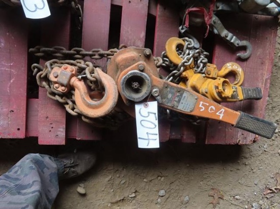 3 Ton and 2 ton Ratchet Hoists