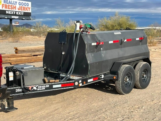 2022 EAST TEXAS TRAILERS Tandem Axle Fuel Trailer, VIN# 58SBT1020NE028009, equipped with 990 gallon