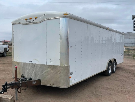 2005 HAULMARK Model TH85X24WT3, 8'6" x 24' Tandem Axle Enclosed Cargo Trailer, VIN#