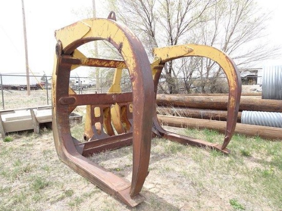 MEDFORD 78" Hydraulic Log Fork/Grapple Attachment (Cat 980C) (DAY 1) (CO)