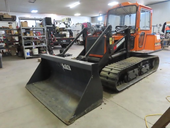 MOROOKA Model MS40V Crawler Loader, s/n 40032, powered by diesel engine and hydrostatic