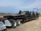 1977 LOAD KING Tri-Axle Step Deck Reel Trailer, VIN# 6709, equipped with 8' x 10' upper deck, 34'6