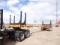 1998 DELOUPE Tandem Axle Pole Trailer, VIN# 2D9KD39B6W1004230, equipped with cable steer, 44'