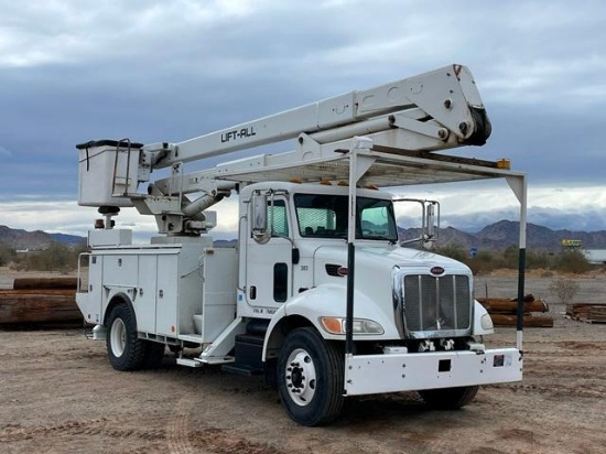 2006 LIFT-ALL Model LOM10-55-2MS, 55' Material Handling Aerial Lift, s/n 8704090655L0M10, equipped