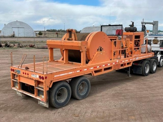 2008 WAGNER SMITH Model T-DP-600, 20,000# Single Drum Hydraulic Puller, s/n 1W9DP32288A161010,