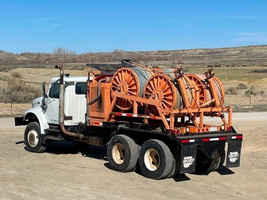 2007 WAGNER SMITH Model T-4DP-75, (4) Drum rope Puller, s/n 1W9DP192X7B161142, powered by John Deere