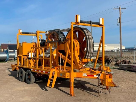 2010 WAGNER SMITH Model T-BTW-10-72, 72" Portable Hydraulic Bull Wheel Tensioner, s/n