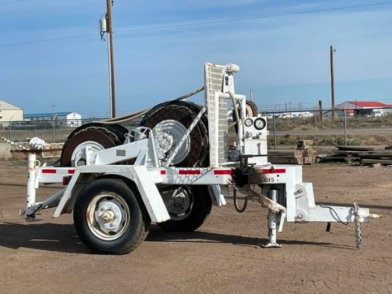 1968 PENGO Model 6042XHD-TR-1, 42" Offset Bull Wheel Tensioner, s/n 609-2, equipped with neoprene