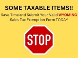 Sales Tax: For all items (OTHER than titled motor vehicles) located in Wyoming, sales tax will be