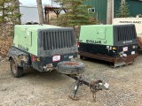 2005 SULLAIR Model 185DPQJD, 185CFM Portable Air Compressor, s/n 004-148469, powered by John Deere 4