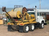 MORGAN Model LH28, (3) Drum Rope Puller, powered by Ford 6 cylinder gas engine, equipped with (1)