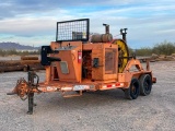 2008 WAGNER SMITH Model T-DPT-90 Single Drum Hydraulic Puller, s/n 1W9DP20288C161168, powered by