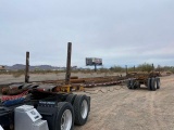 1978 RENCO Tandem Axle 40' Extendable Pole Trailer, VIN# 7731S, equipped with pole bunks, spring