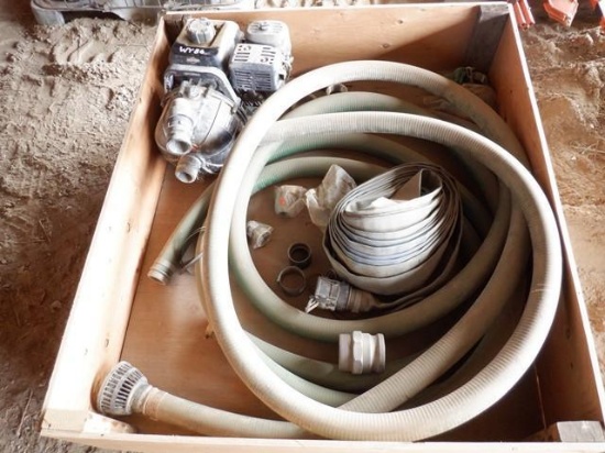 2" Centrifugal Pump, with suction and discharge hose (Sales Tax) (WY)
