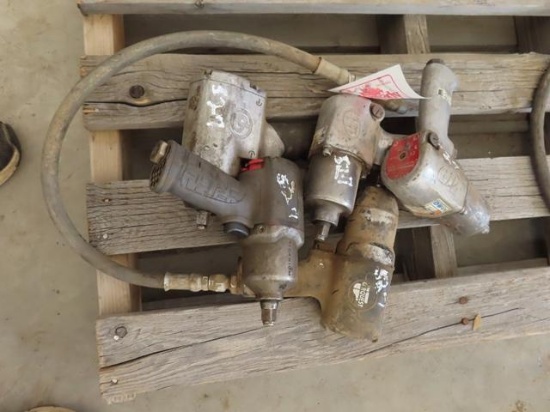 (5) 1/2" Pneumatic Impact Wrenches (CO)