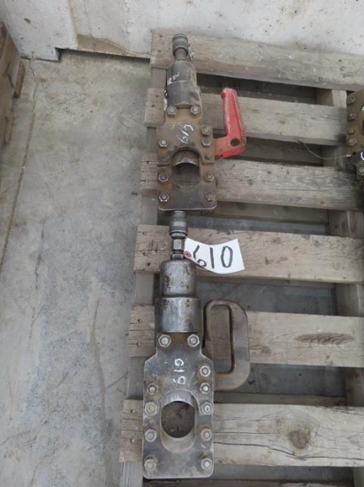 (2) Hydraulic Cable Cutter Heads (CO)